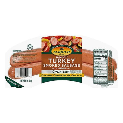 ECKRICH TURKEY SAUSAGE 12OZ - Uplift Things