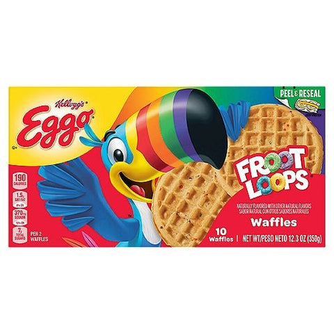 EGGO WAFFLES 12.3OZ FROOT LOOP - Kurt Supermarket