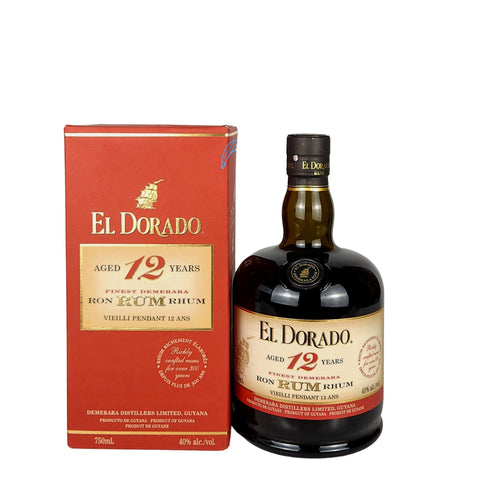 EL DORADRO 12 YEAR OLD RUM 750ML - Uplift Things