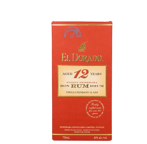 EL DORADRO 12 YEAR OLD RUM 750ML - Uplift Things