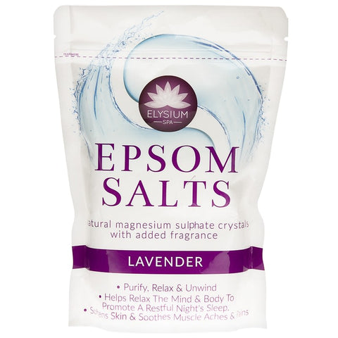 ELYSIUM EPSOM SALTS 450G - LAVENDER - Uplift Things