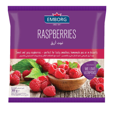 EMBORG RASPBERRIES 300G - Uplift Things