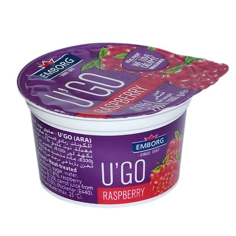 EMBORG U'GO YOGURT 100G - RASPBERRY - Uplift Things