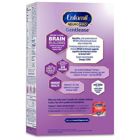 ENFAMIL INFANT FORMULA GENTLEASE 1.9LB - Uplift Things