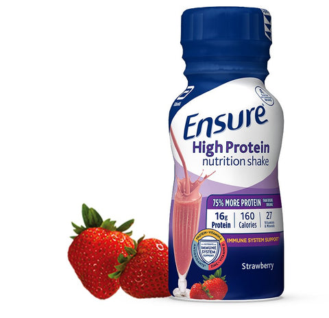 ENSURE HIGH PROTEIN 8OZ - STRAWBERRY - Uplift Things