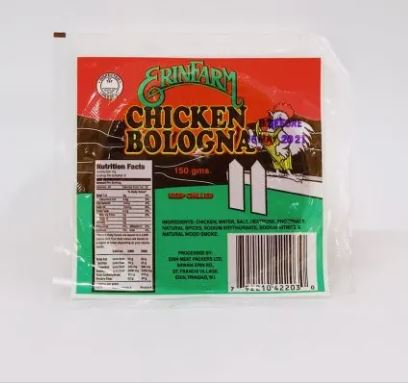 ERINFARM CHICKEN BOLOGNA 150G - Uplift Things