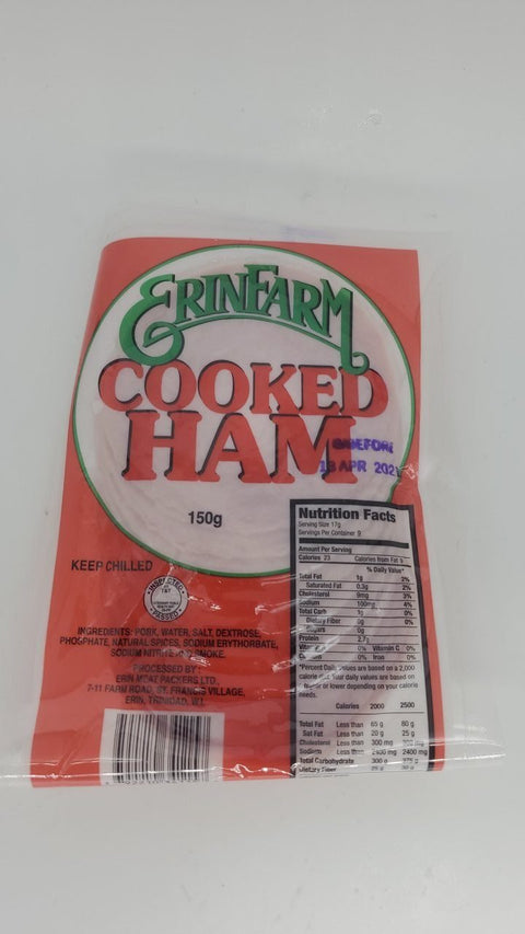 ERINFARM COOKED HAM 150G - Uplift Things