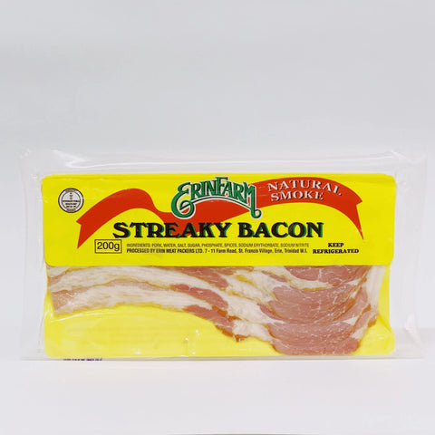 ERINFARM STREAKY BACON 200G - Uplift Things