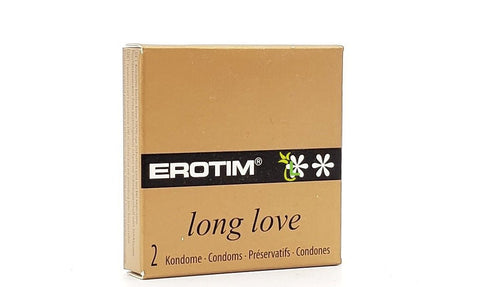 EROTIM LONG LOVE 2 CONDOMS - Uplift Things