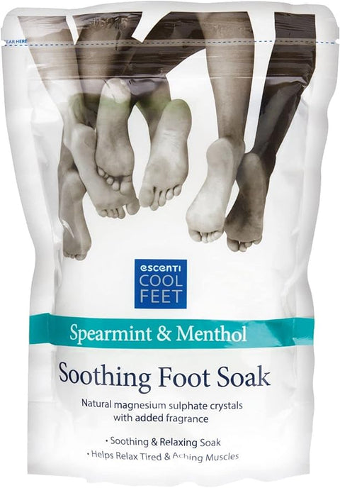 ESCENTI SOOTHING FOOT SOAK 450G - SPEARMINT & MENTHOL - Uplift Things