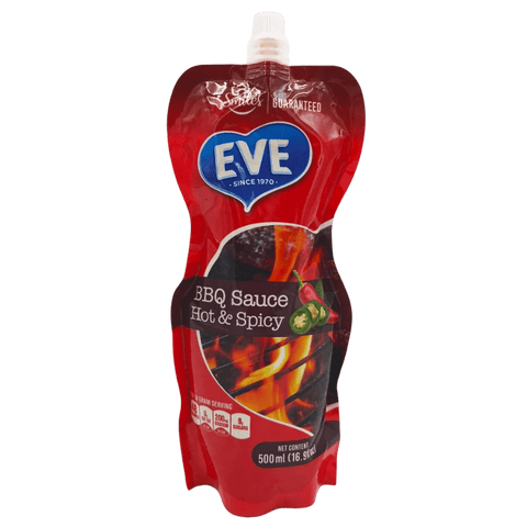 EVE BBQ SAUCE 500ML - HOT & SPICY - Uplift Things