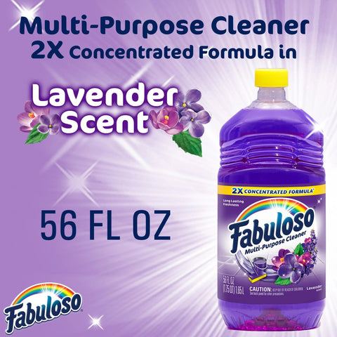 FABULOSO MULTI PURPOSE CLEANER 56OZ - LAVENDER - Uplift Things