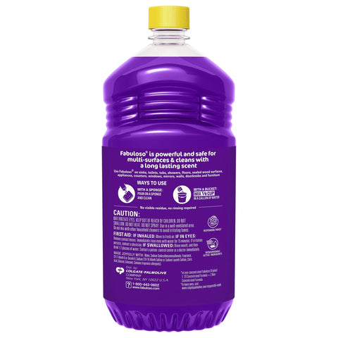 FABULOSO MULTI PURPOSE CLEANER 56OZ - LAVENDER - Uplift Things