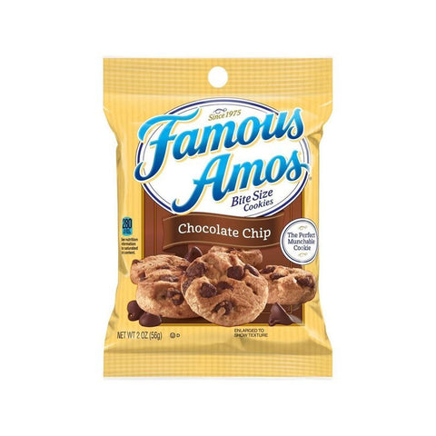 FAMOUS AMOS CHOCOLATE CHIP COOKIES 2OZ - Uplift Things