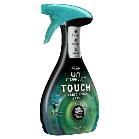 FEBREZE UNSTOPABLES TOUCH FABRIC SPRAY 16.9OZ - FRESH - Kurt Supermarket