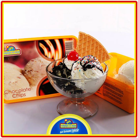 FERNANDES ICE CREAM 1L - CHOCOLATE CHIPS - Uplift Things