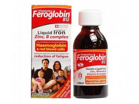 FEROGLOBIN B12 LIQUID IRON 200ML - Uplift Things