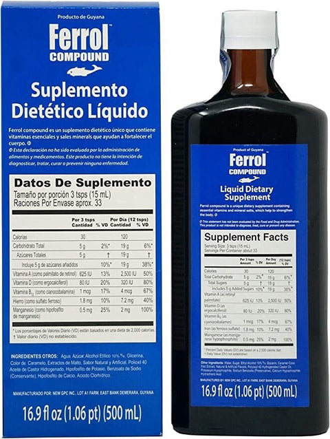 FERROL COMPOUND 500 ML - COLD & COUGH - Uplift Things