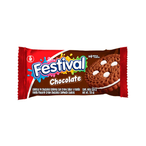 FESTIVAL COOKIES 1.13OZ - CHOCOLATE CREME - Uplift Things