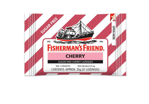 FISHERMAN'S FRIEND 25G CHERRY - MENTHOL - Uplift Things