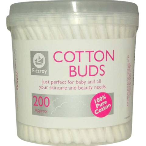 FITZROY COTTON SWAB/BUDS 200PC - Uplift Things