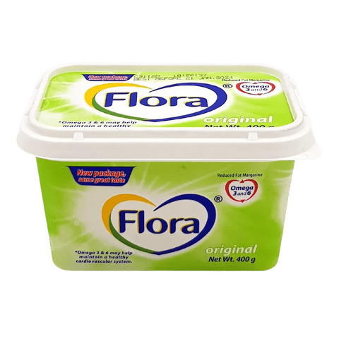 FLORA MARGARINE 400G - ORIGINAL REDUCED FAT MARGARINE - Uplift Things