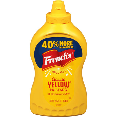 FRENCH'S MUSTARD CLASSIC YELLOW 20 OZ - Uplift Things