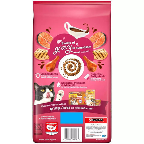 FRISKIES DRY CAT FOOD 3.15 LB - GRAVY SWIRLERS - Uplift Things