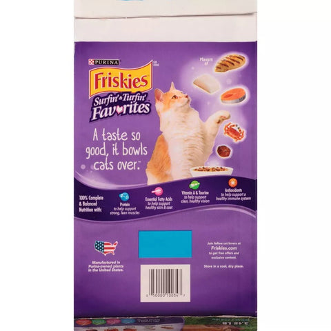 FRISKIES DRY CAT FOOD 3.15LB - SURFIN & TURFIN - Uplift Things