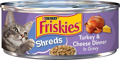 FRISKIES SHREDS 5.5OZ - TURKEY & CHEESE DINNER - Uplift Things