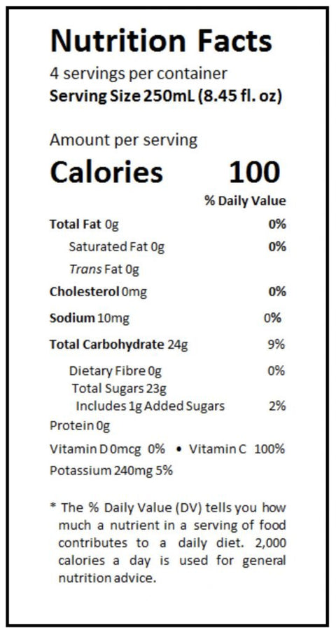 FRUTA JUICE 1L - APPLE - Uplift Things