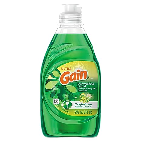 GAIN DISHWASHING LIQUID 8OZ - ORIGINAL SCENT - Uplift Things