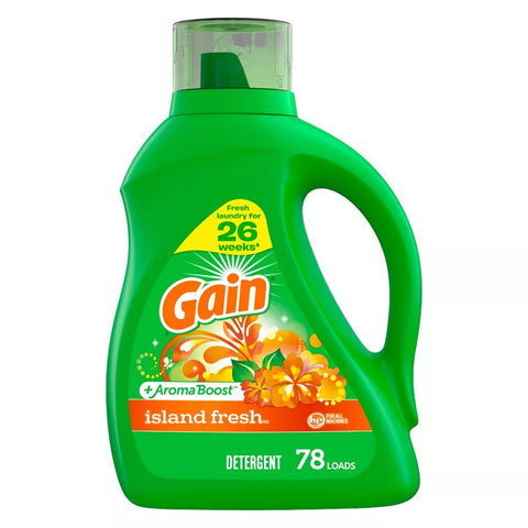 GAIN LIQUID DETERGENT 113 OZ - ISLAND FRESH - Uplift Things