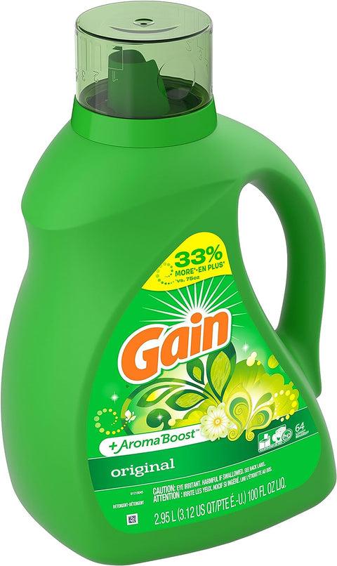 GAIN LIQUID DETERGENT 2.95L - ORIGINAL - Uplift Things