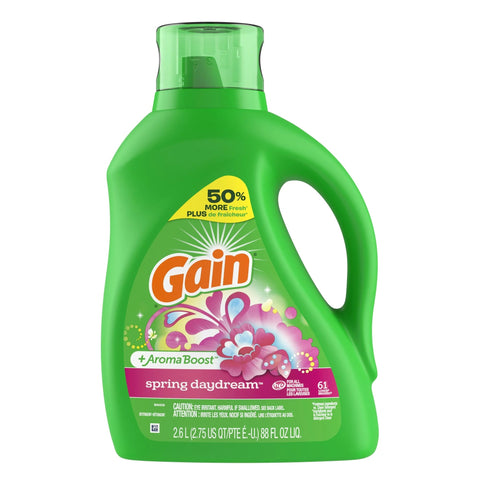 GAIN LIQUID DETERGENT 88 OZ - SPRING DAYDREAM - Uplift Things