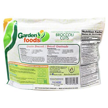 GARDEN FOODS BROCCOLI CUTS 1LB - Uplift Things