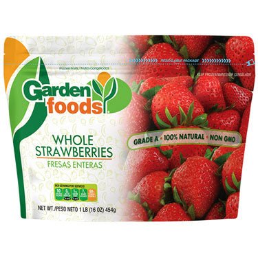 GARDEN FOODS WHOLE STRAWBERRY 1LB - Uplift Things