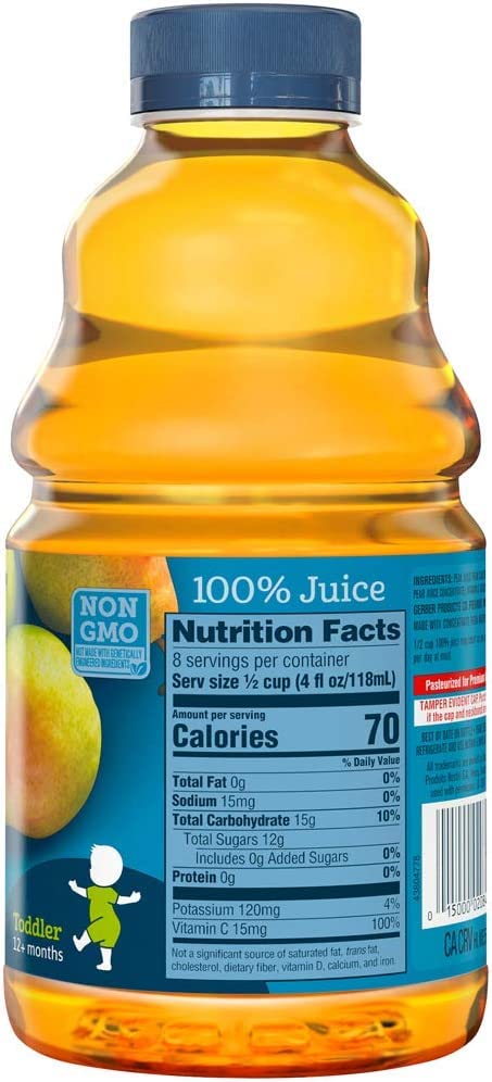 GERBER JUICE 32 OZ - PEAR - Uplift Things