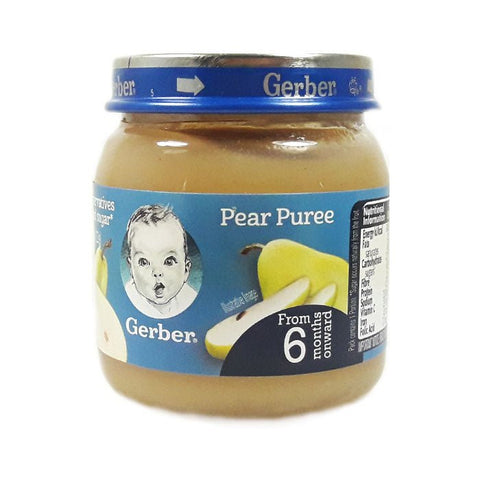 GERBER PEAR PUREE 4OZ - Uplift Things