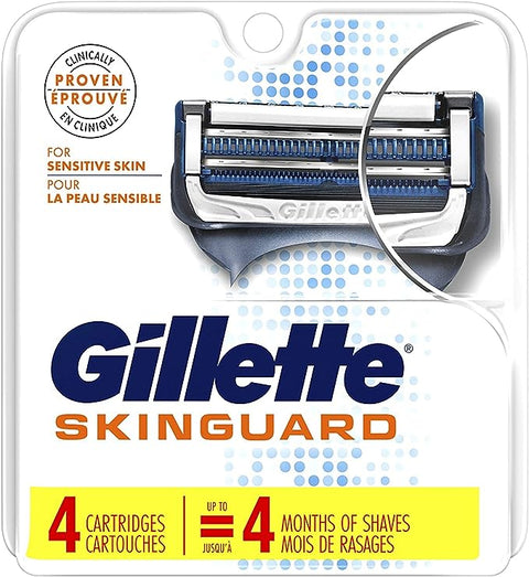 GILLETTE CARTRIDGES 4 PCS - SKINGUARD - Uplift Things