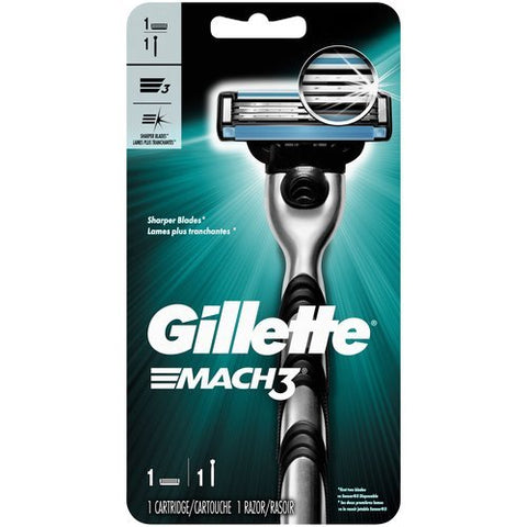 GILLETTE MACH 3 RAZOR + CARTRIDGE - Uplift Things