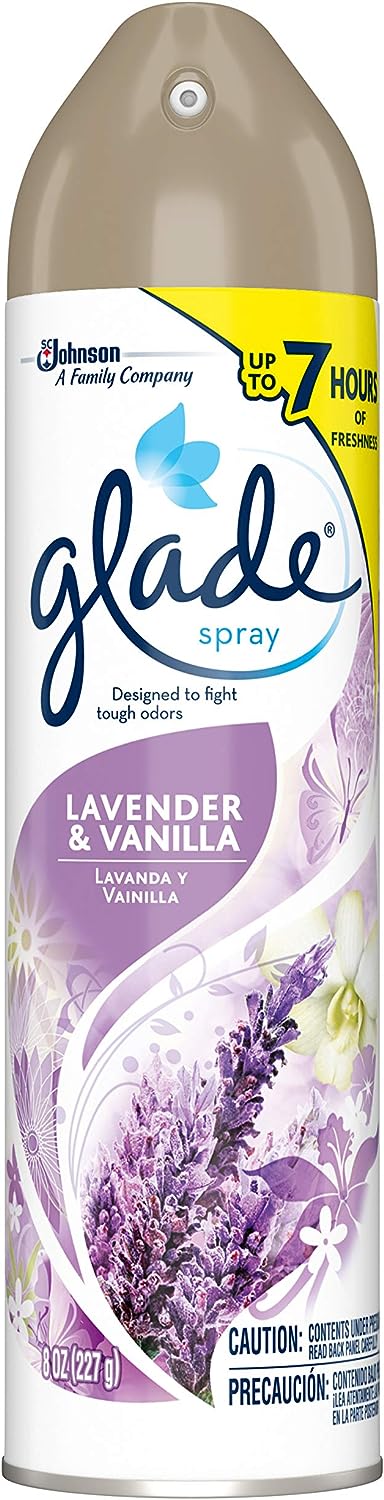 GLADE LAVENDER & VANILLA 8OZ - LAVENDER & VANILLA - Uplift Things