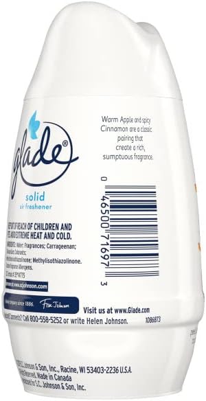 GLADE SOLID AIR FRESHNER 6 OZ - APPLE CINNAMON - Uplift Things