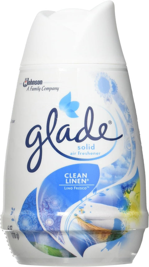 GLADE SOLID AIR FRESHNER 6 OZ - CLEAN LINEN - Uplift Things