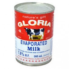 GLORIA EVAPORATED MILK 385ML - Uplift Things