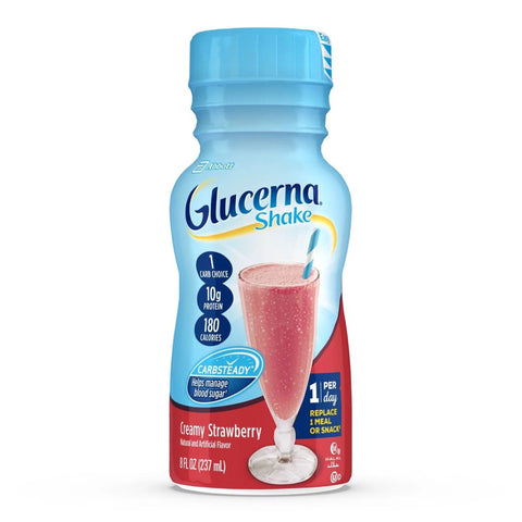 GLUCERNA SHAKE 8 OZ - CREAMY STRAWBERRY - Uplift Things