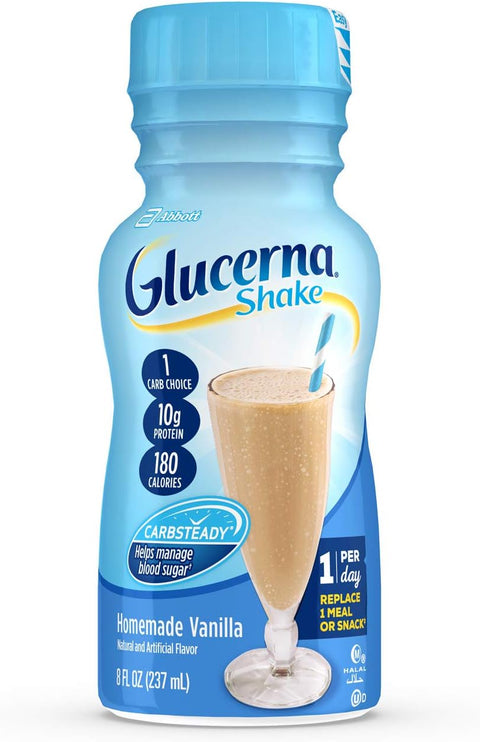 GLUCERNA SHAKE 8 OZ - HOMEMADE VANILLA - Uplift Things