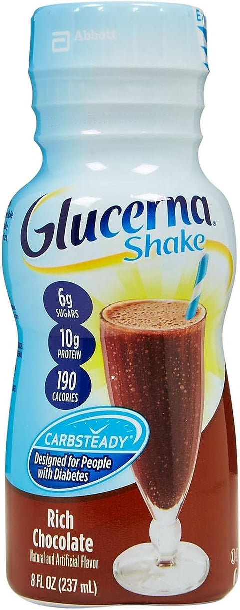 GLUCERNA SHAKE 8OZ - RICH CHOCOLATE - Uplift Things