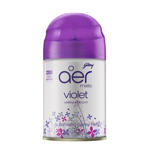 GODREJ AER MATIC REFILL 255ML - VIOLET VALLEY BLOOM - Uplift Things