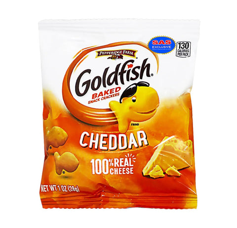 GOLD FISH CRACKERS 1 OZ - CHEDDAR - Uplift Things